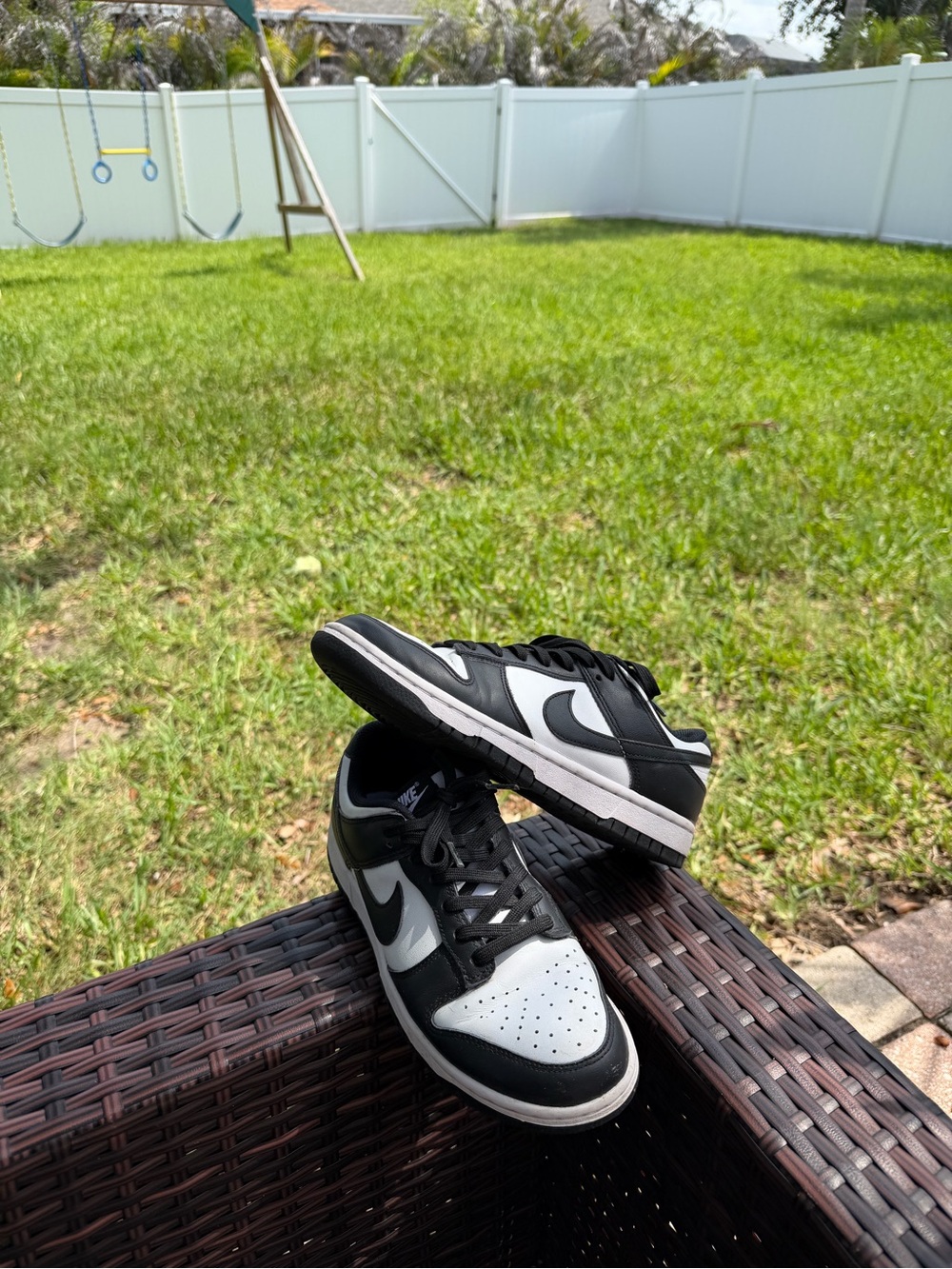 Black and White Nike Panda Low-Top Men’s 5.5 Womens 7